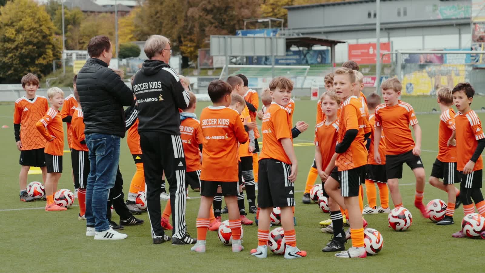 Marco Dierolf beim Soccer Kids Training
